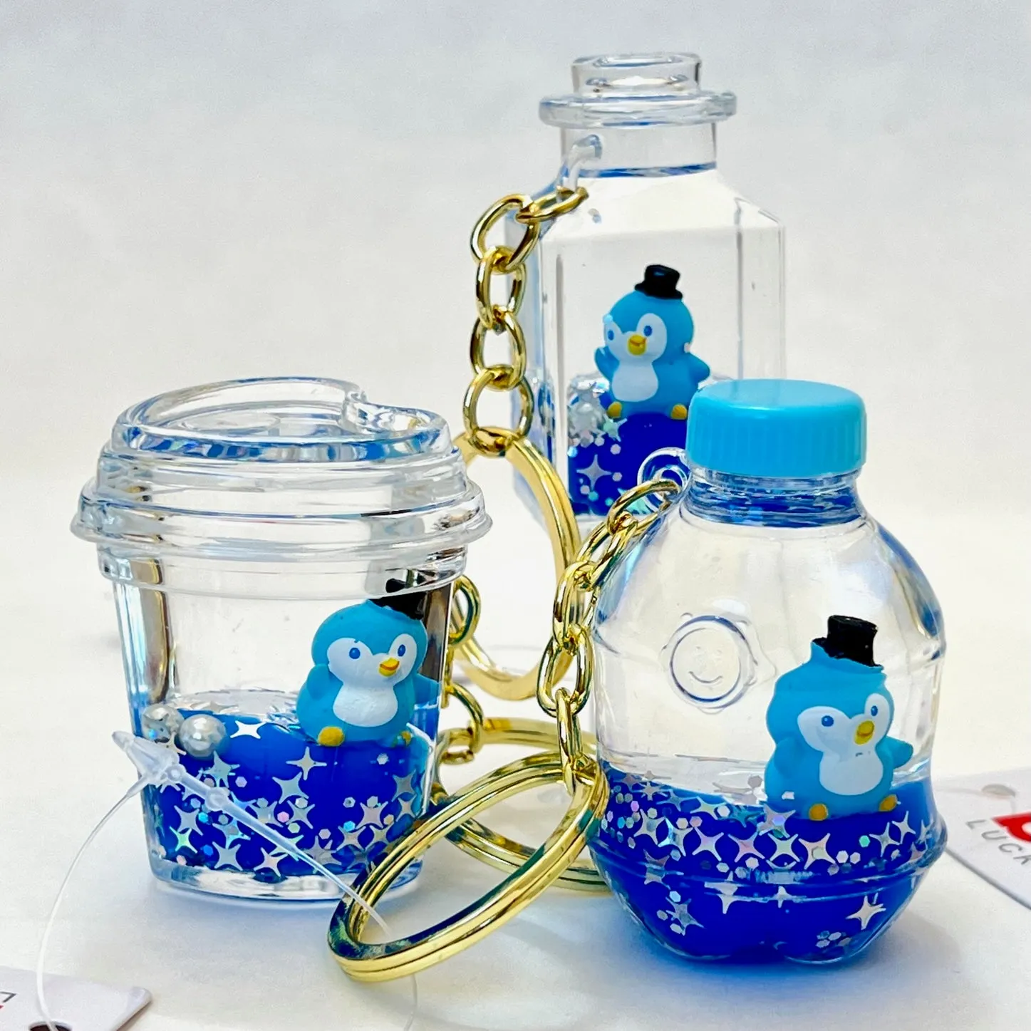 12122 PENGUIN FLOATY KEY CHARM-12