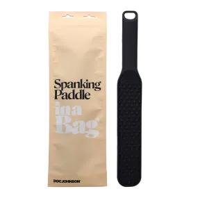 Doc Johnson In A Bag Spanking Paddle Silicone Black
