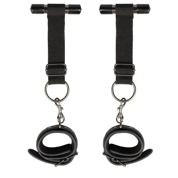 Easy Toys Over The Door Wrist Cuffs - Black