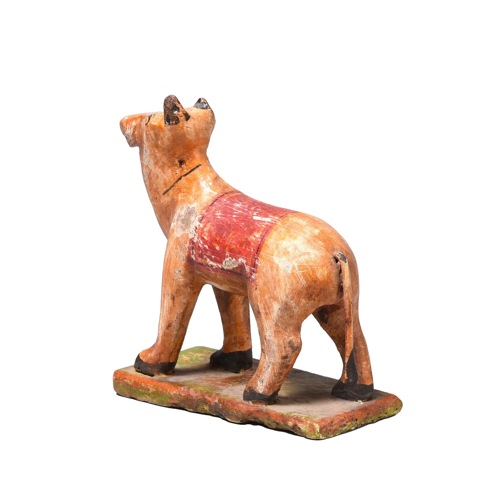 Painted Cow Toy From Gujarat - Ca 1940