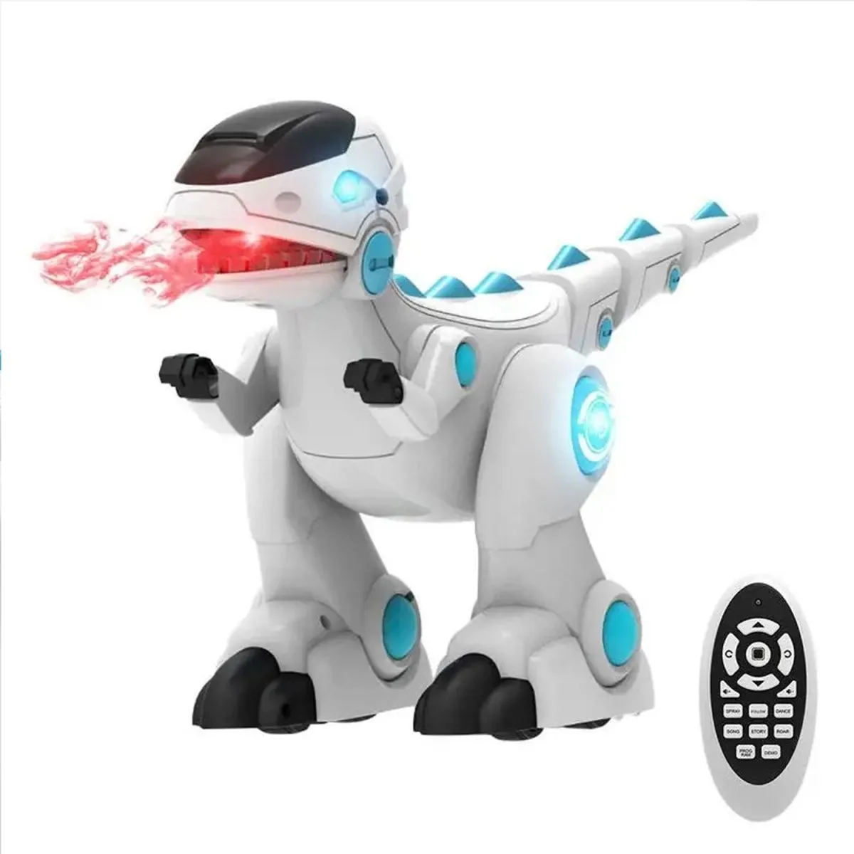 Remote Control Smart Sensor Smoking Dinosaur