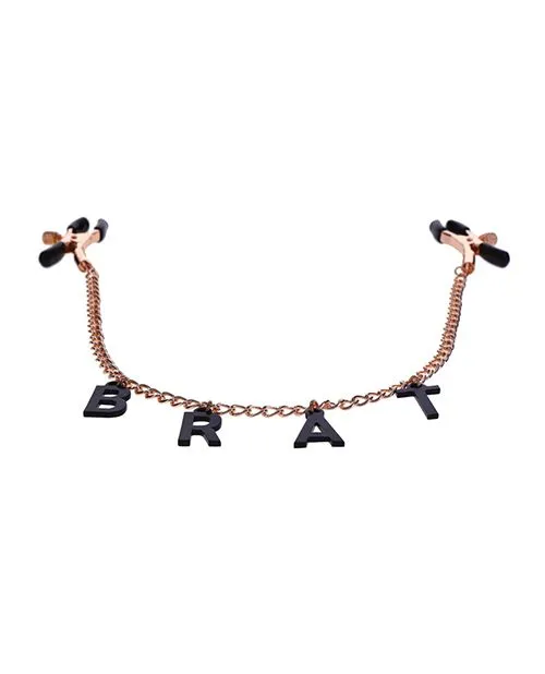 Sex & Mischief Brat Charmed Nipple Clamps