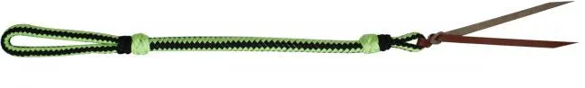 Showman Two Tone Braided Nylon Quirt. SH48002