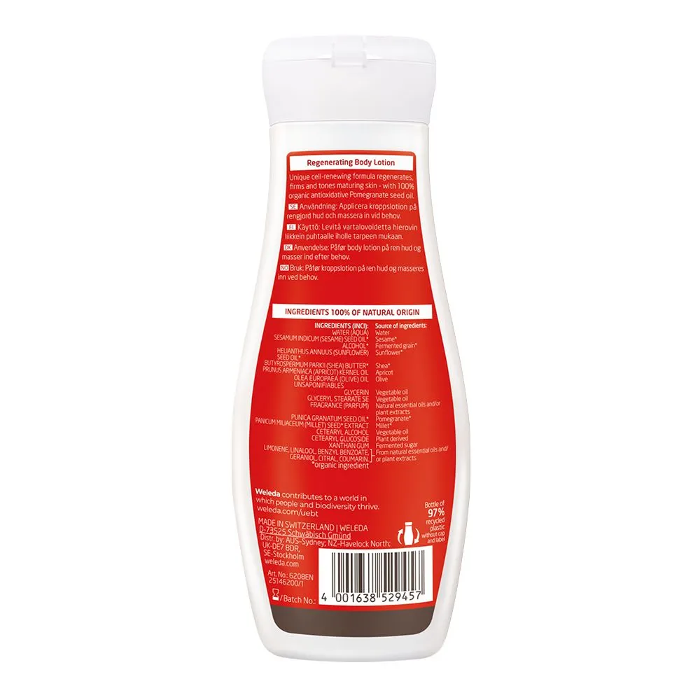 Weleda Regenerating Body Lotion - Pomegranate 200ml NEW